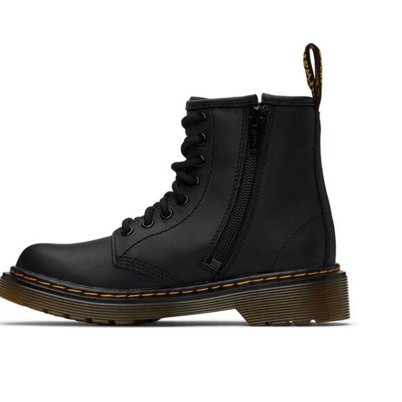 Dr. Martens Kids Black 1460 Big Kids Boots Size 3 - Picture 3 of 5